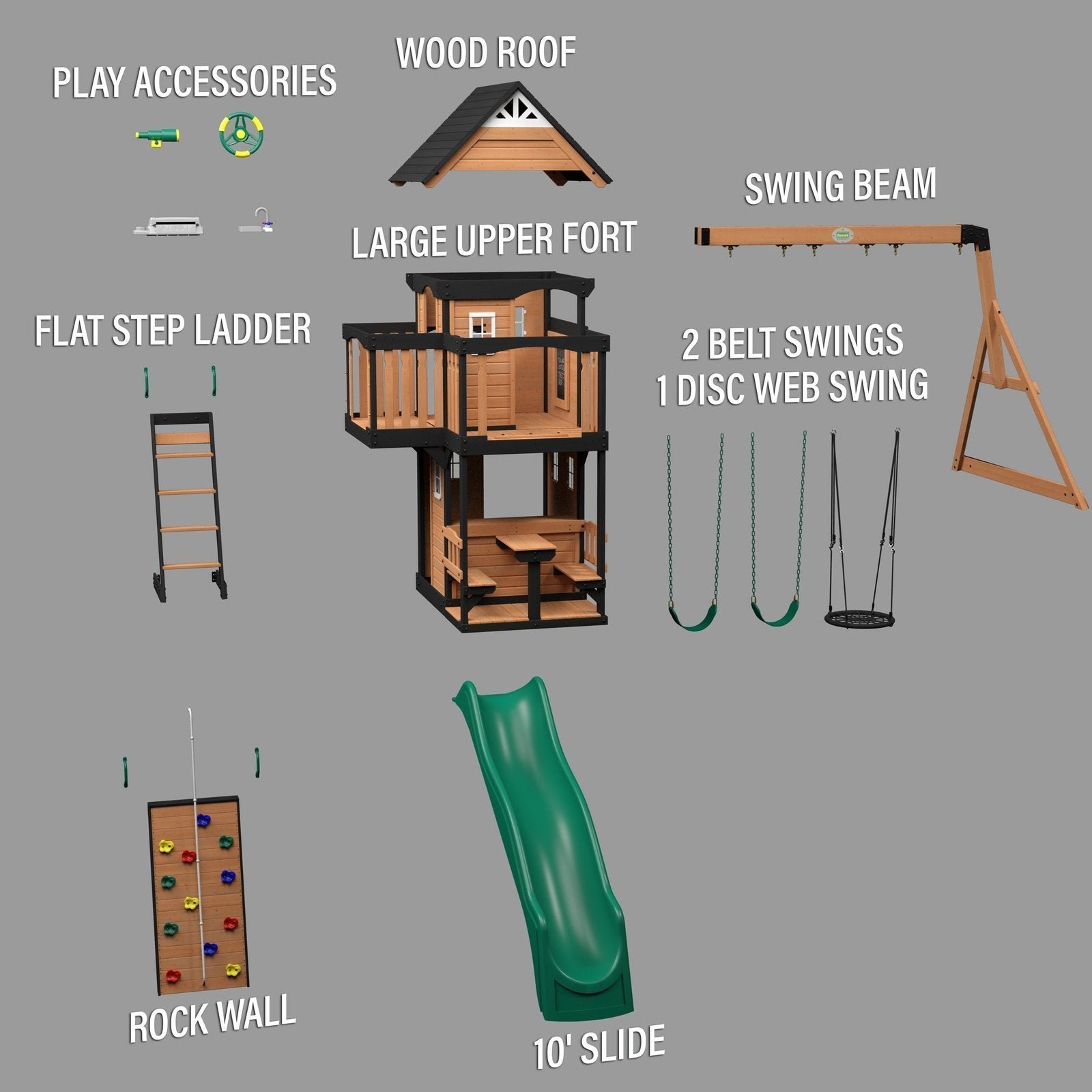 Canyon Creek Swing Set - Image 26
