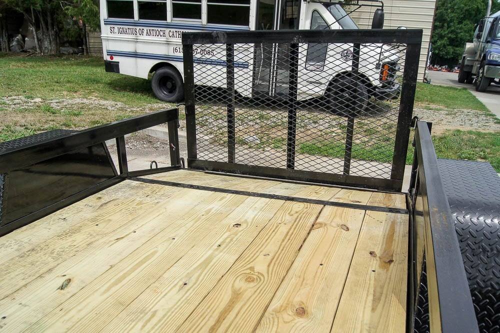 5×8 Powder Coated Dovetail Utility Trailer Single 3,500lb Axle - Image 10
