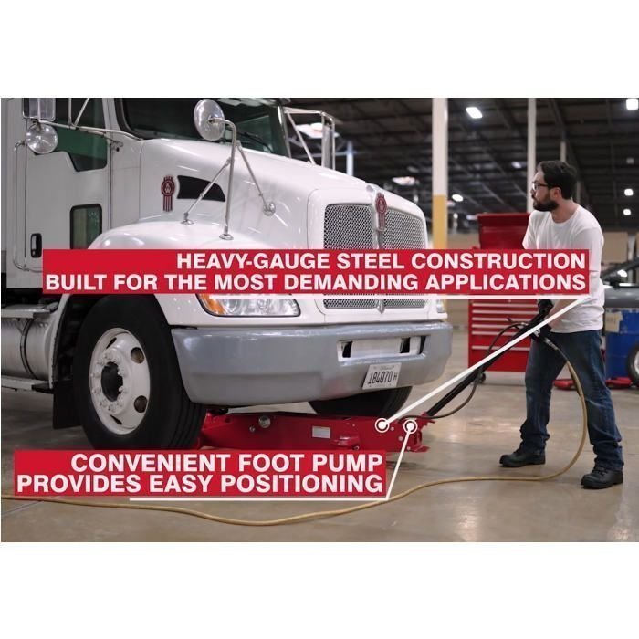 AFF 10-Ton Long Chassis Air Assist Service Jack - Image 3