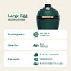 Large Big Green Egg in an intEGGrated Nest+Handler with Mates Package - Image 3
