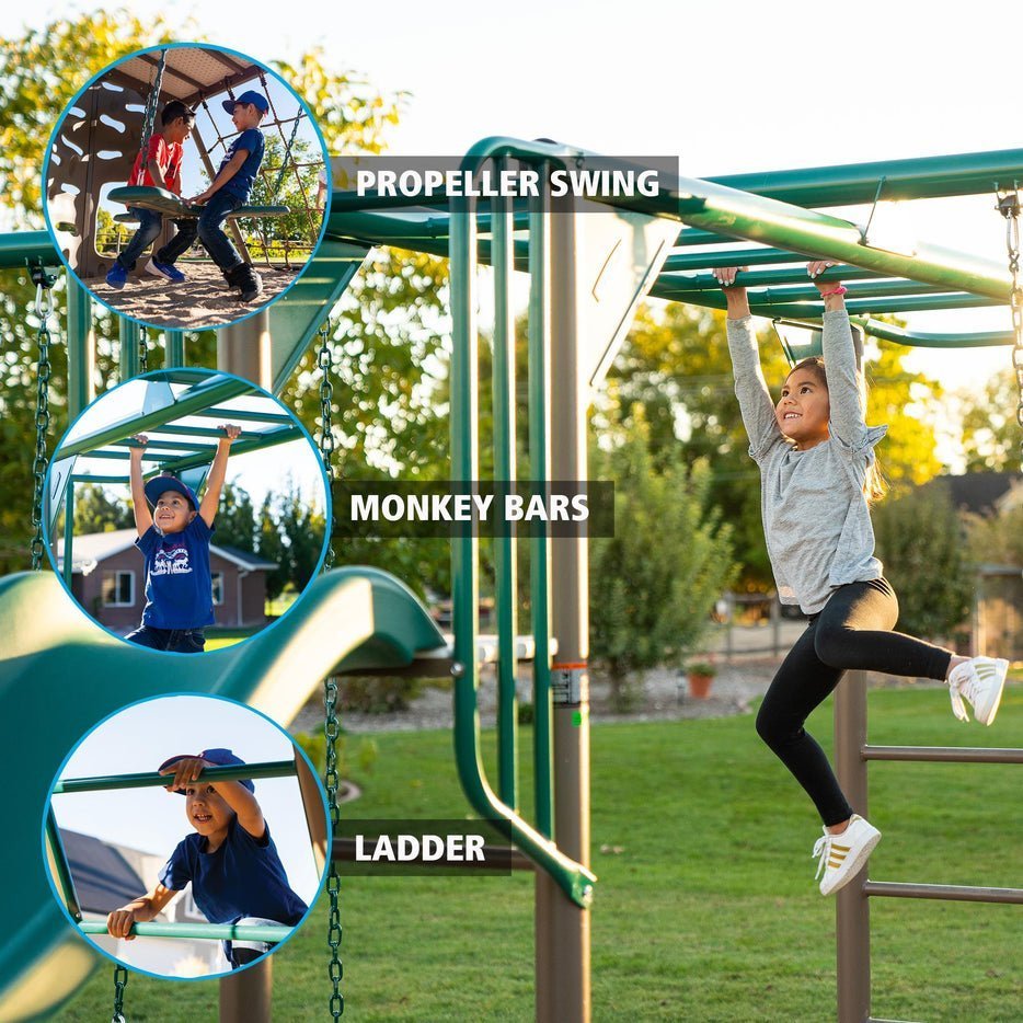 Lifetime Big Stuff Deluxe Playset with Monkey Bars 91326 - Image 3
