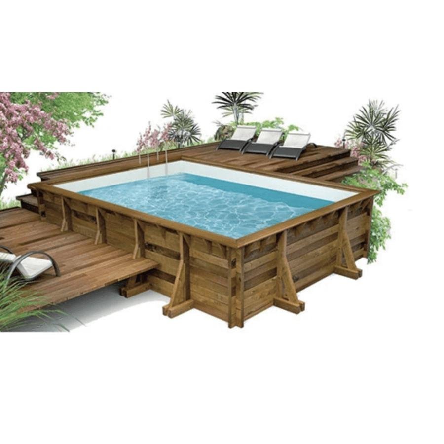 Piscine bois en kit rectangle Tampa - Image 4