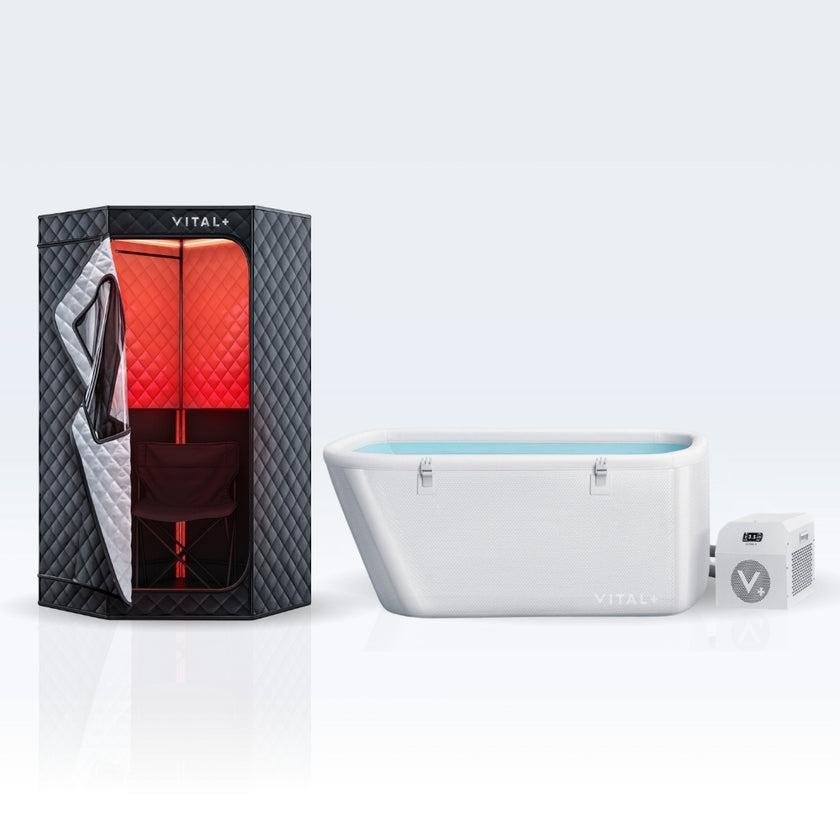 Vital+ Luxury Ice Bath and Infrared Sauna Combo - Image 4
