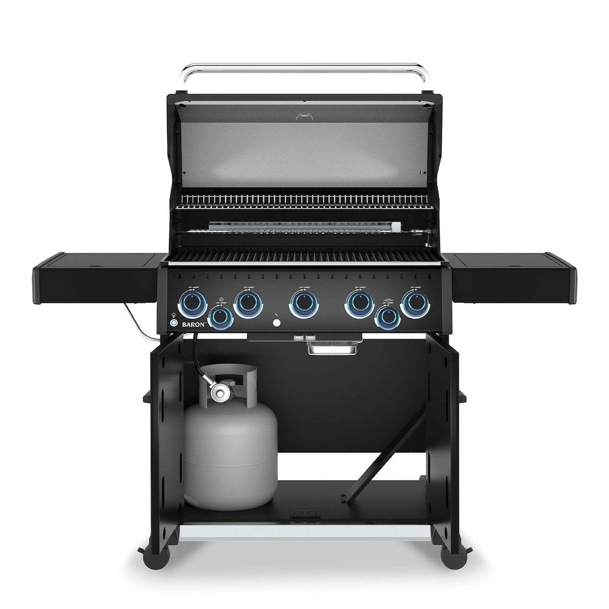 Saber Deluxe Black 3-Burner Gas Grill - Image 3
