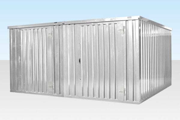 4M X 4.2M Side Linked Flat Pack Container Bundle (Galvanised) - Image 2