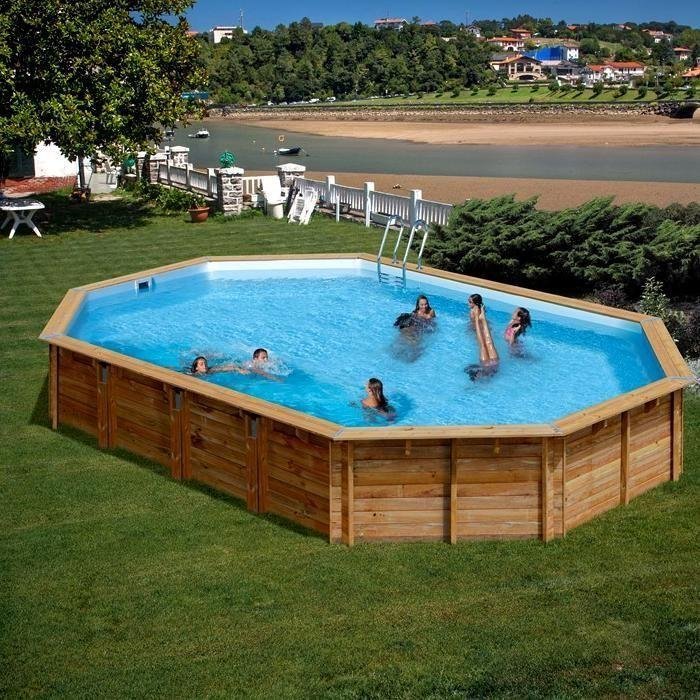 GRE Piscine bois Safran 6,20 x 3,95 x 1,36 m - Image 4