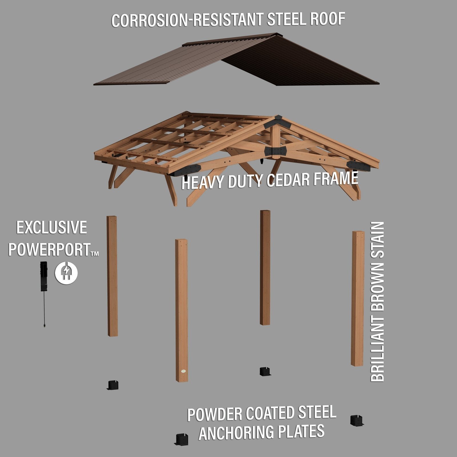 14×12 Norwood Gazebo - Image 5