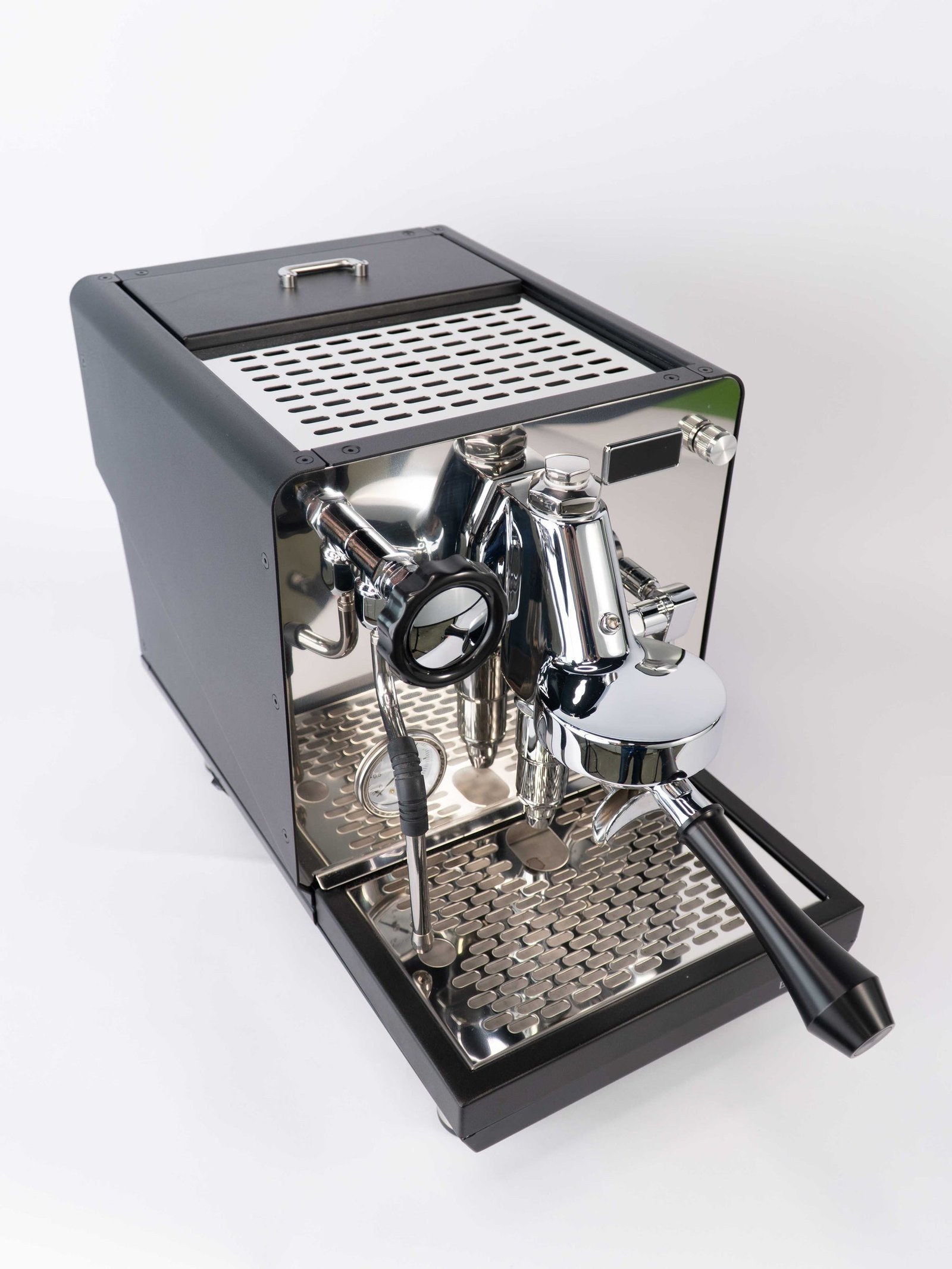 El Rocio Manus S – Premium Home Espresso Machine (Black or White) Black - Image 3
