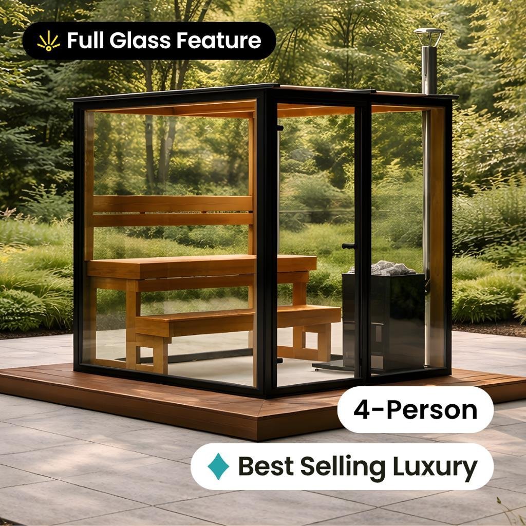 4-Person Outdoor Steam Sauna best for your Backyard - Image 3