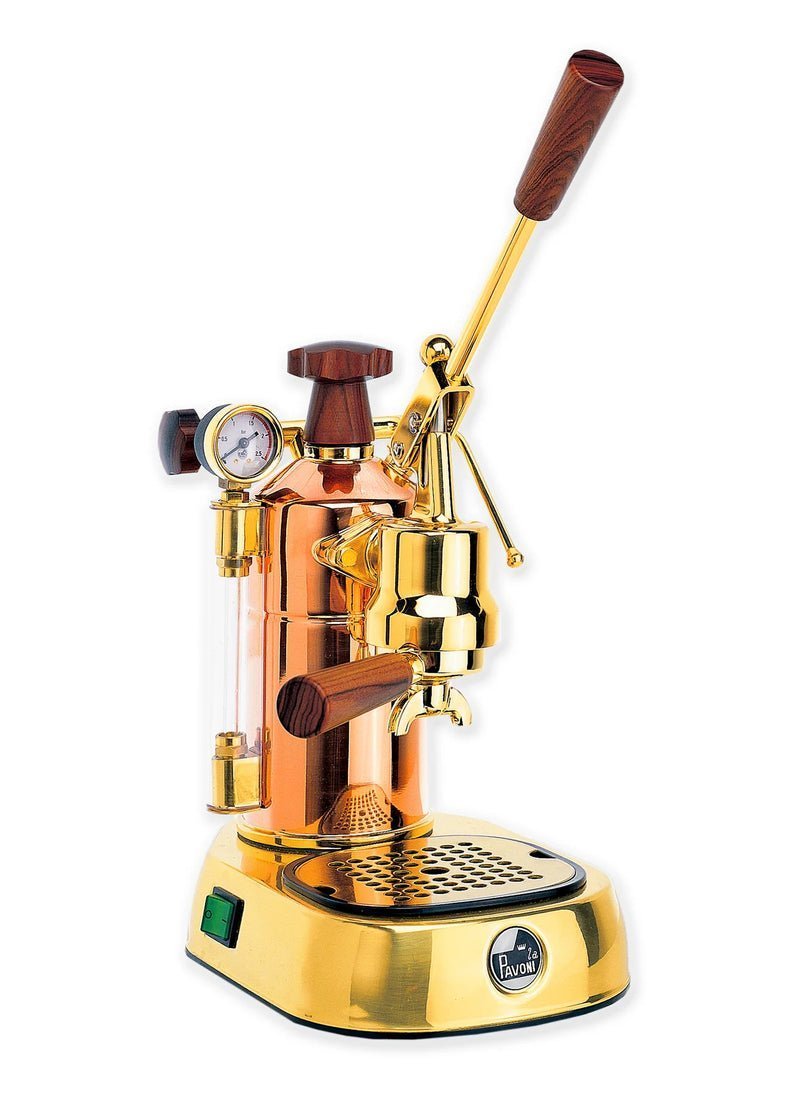 La Pavoni Professional Rame Gold Coffee Machine - Image 2
