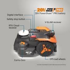 Worx Wr340 Landroid Vision Cloud 2WD Robotic Lawn Mower - Image 4