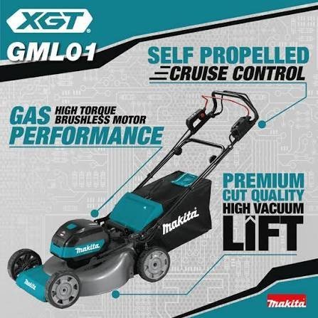 Makita gml01pl 40V max XGT Brushless 21″ Self-Propelled Commercial Lawn Mower Kit - Image 3