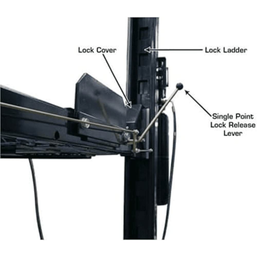 Atlas Garage PRO8000EXT Extra Tall 4-Post Car Lift 8000 Lb Portable - Image 7