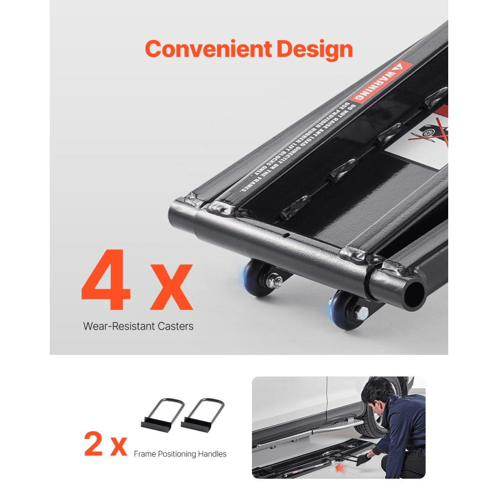 Designasofadfw 7000 Lb. Adjustable Remote-Control Portable Car Lift - Image 6