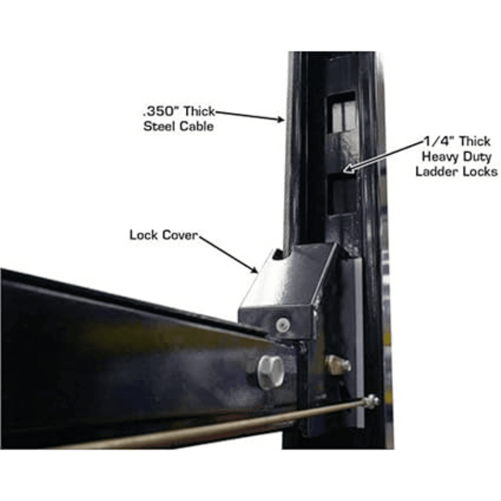 Atlas APEX8-EXT 8000 Lb. Capacity ALI Certified Portable 4-Post Lift - Image 7