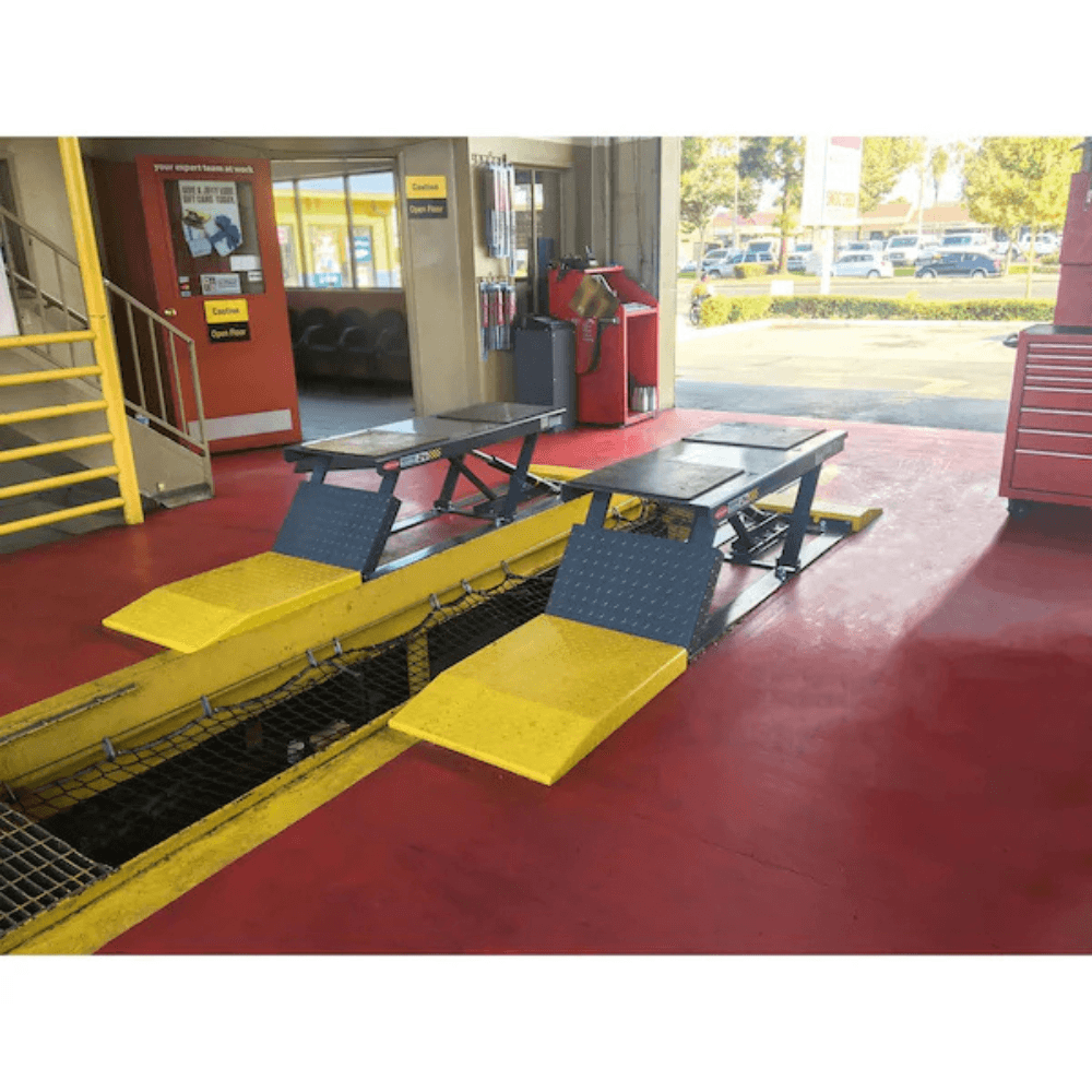 BendPak P-9000LT 9000 Lb. Capacity Low-Rise Open-Center Pit Car Lift - Image 3