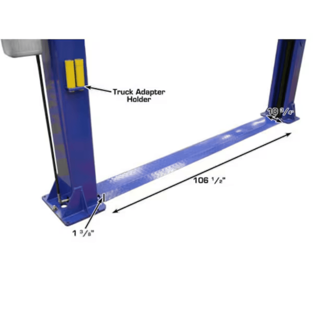 Atlas 9KOHX 9000 Lb. Capacity Overhead Clear-Floor 2-Post Car Lift - Image 3