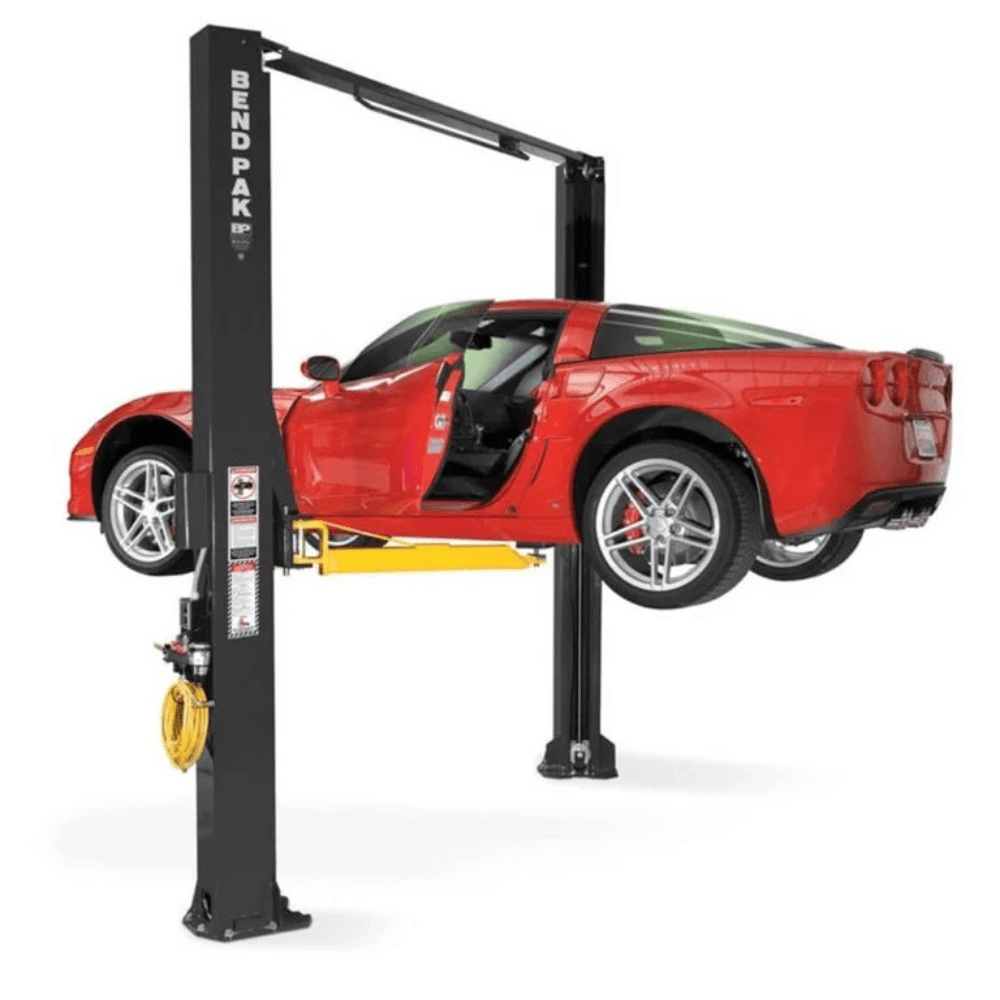 BendPak XPR-10AS-LP 10,000 lbs. Asymmetric 2-Post Lift with Low-Pro Arms - Image 2