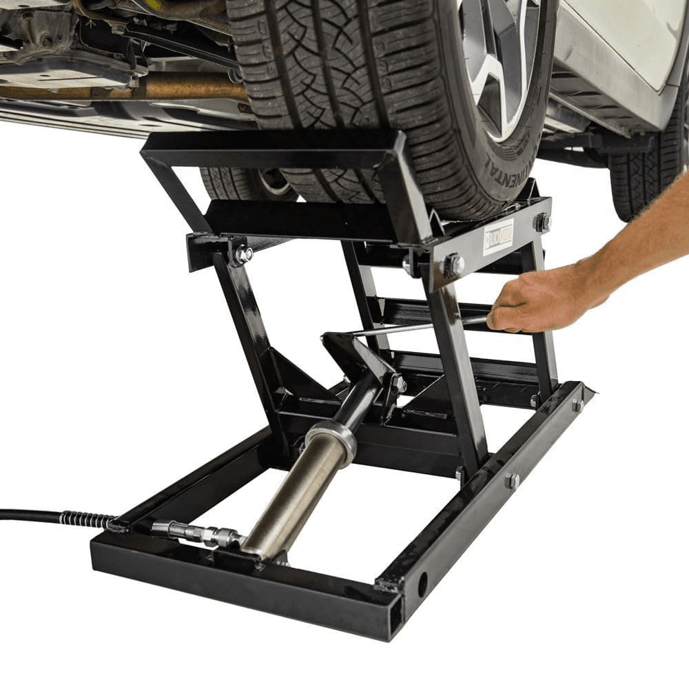 Black Widow 3,000 lbs. Hydraulic Underbody Access Car Lift with Ramp - Image 4