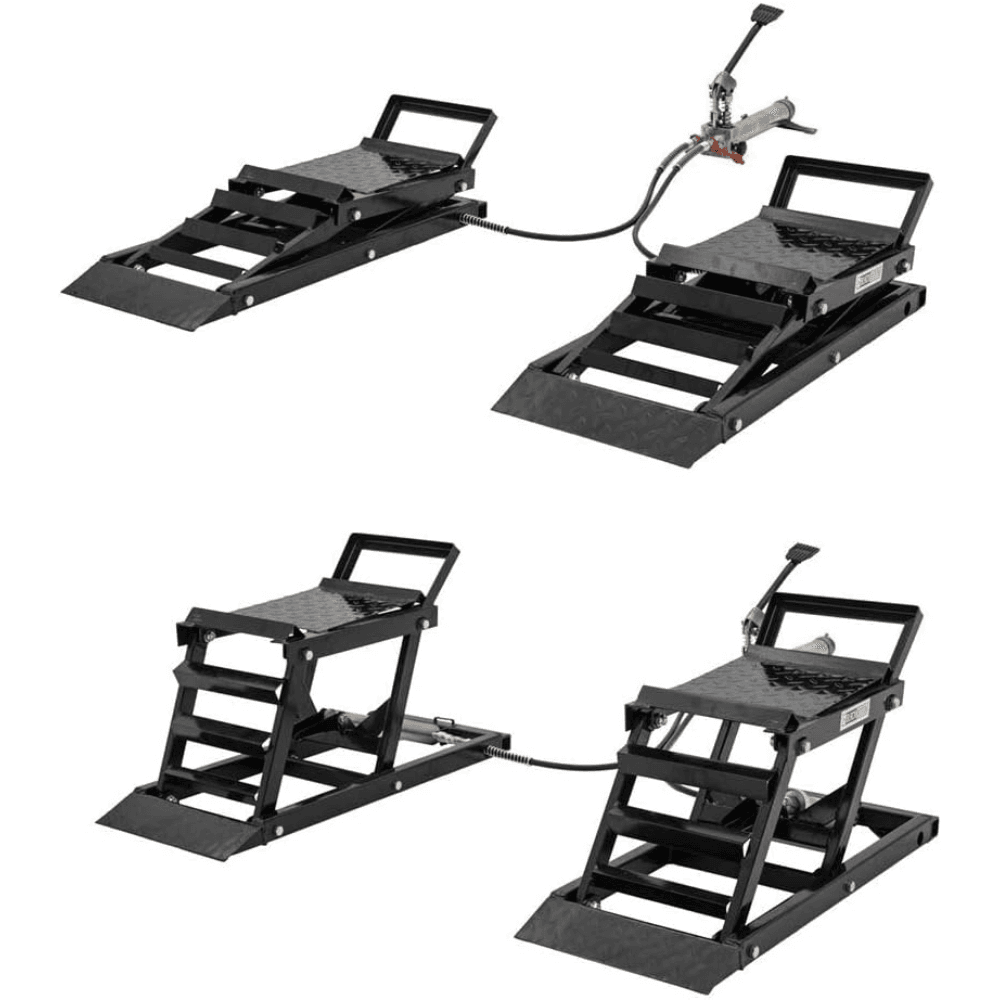 Black Widow 3,000 lbs. Hydraulic Underbody Access Car Lift with Ramp - Image 6