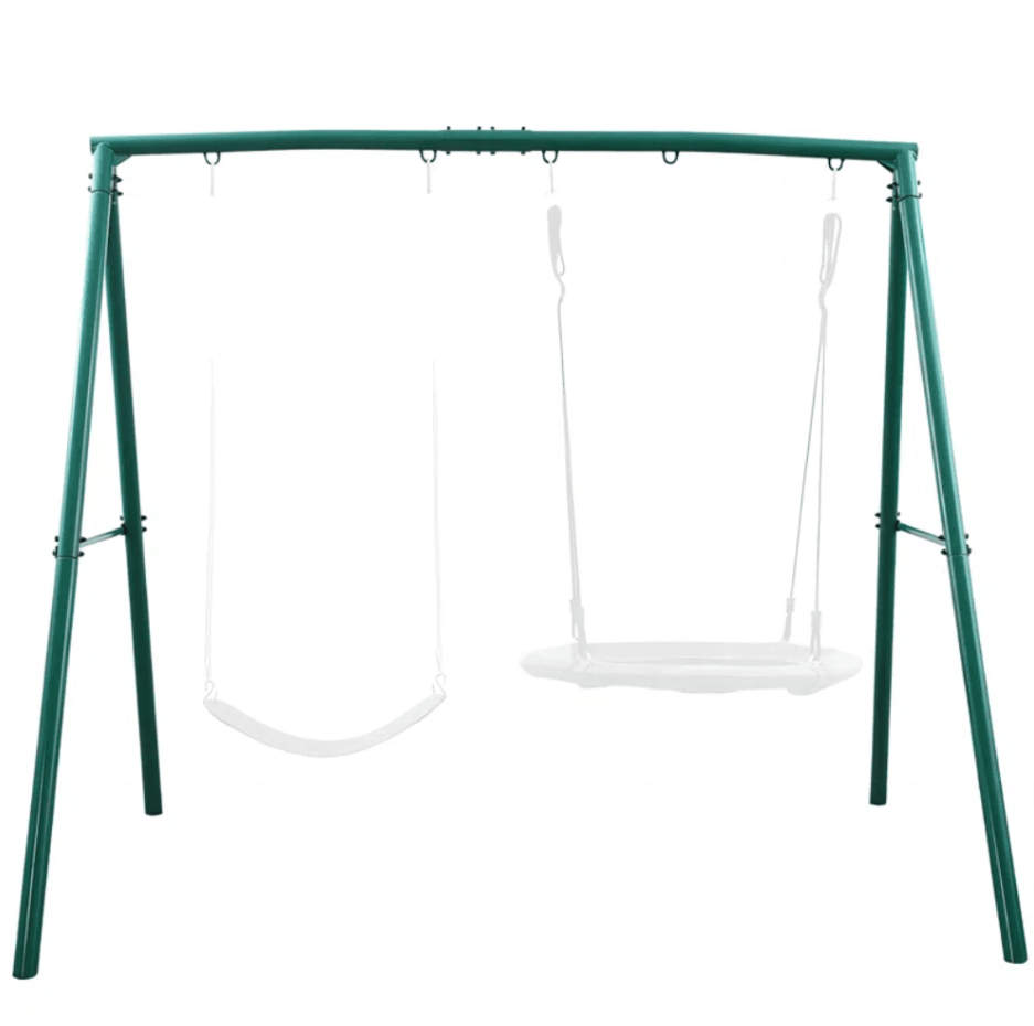 Designasofa 440 lbs Heavy-Duty Metal Swing Frame A-Frame Stand with 5 Hooks - Image 7