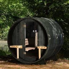 Almost Heaven Audra 4 Person Canopy Barrel Sauna - Image 4